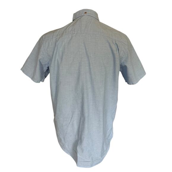 Hurley Men's Blue Cotton Button Front Shirt Size Medium - Picture 2 of 4